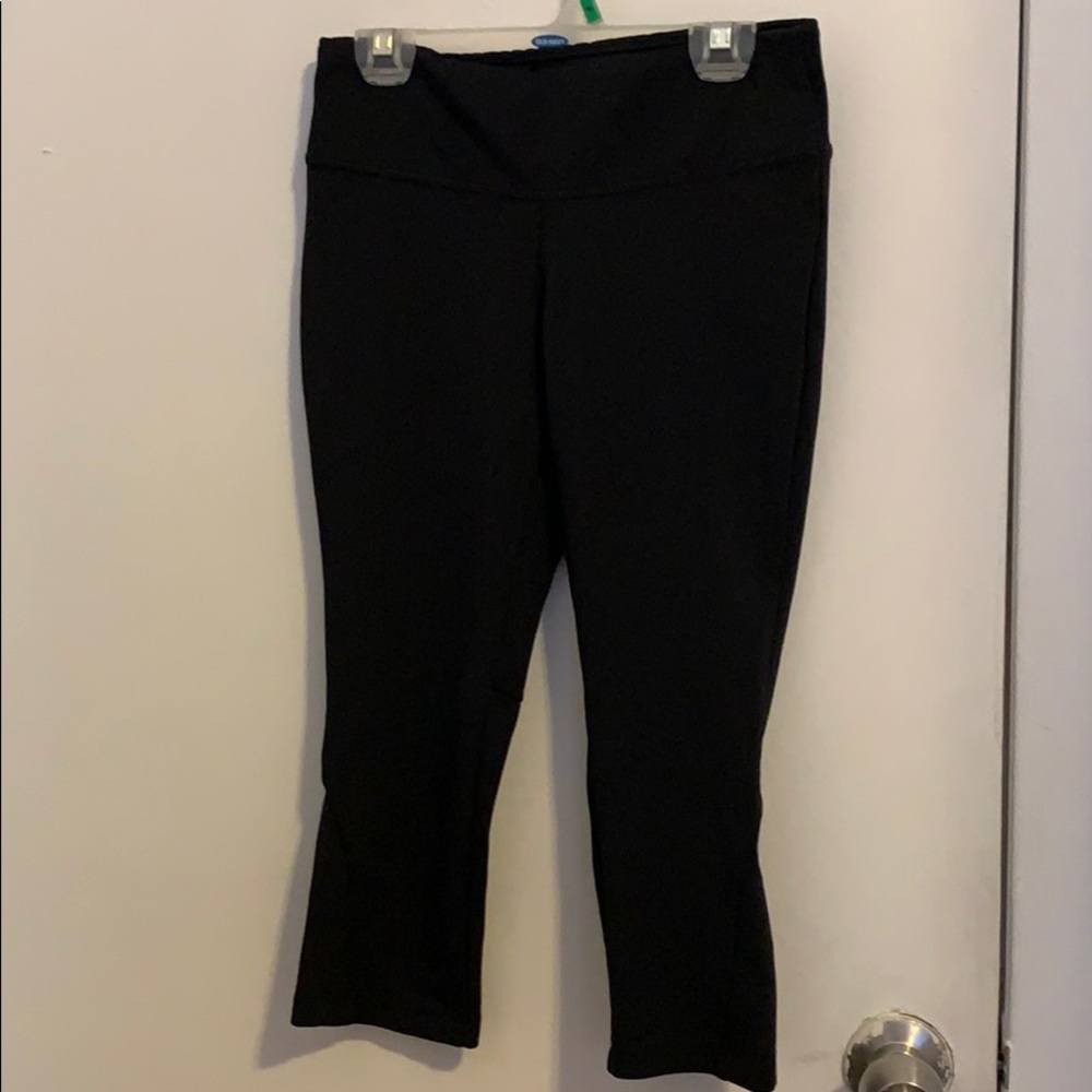 New balance cropped black leggings